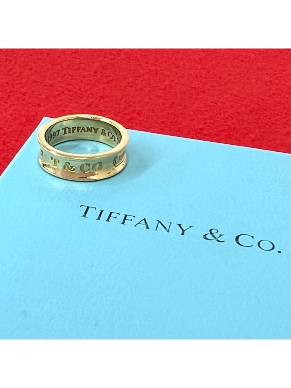 Tiffany & Co Narrow Ring Yellow Gold